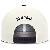 MLB Nike Cream/Navy New York Yankees Cooperstown Pro Dri-FIT Snapback Hat