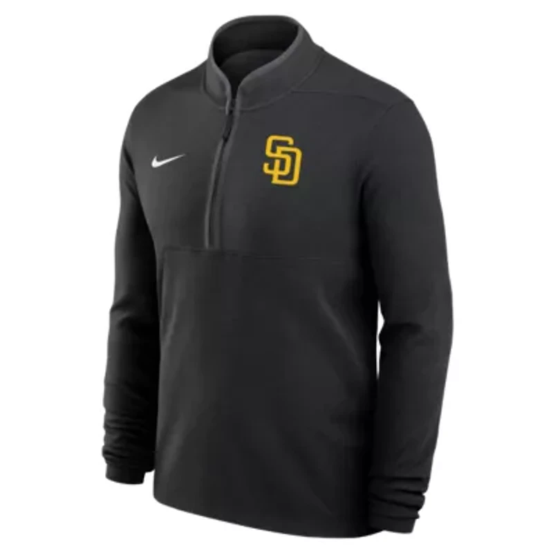 MLB Nike San Diego Padres Dri-FIT Victory Half-Zip Pullover