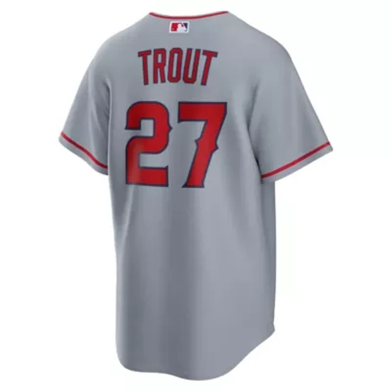 MLB Nike Mike Trout Los Angeles Angels Road Replica Jersey