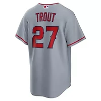 MLB Nike Mike Trout Los Angeles Angels Road Replica Jersey