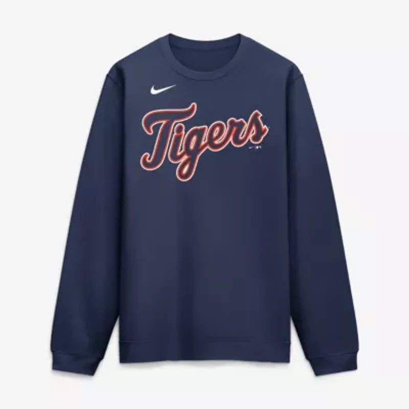 MLB Nike Detroit Tigers Primetime Wordmark Sweatshirt
