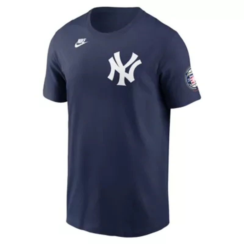 MLB Nike CC Sabathia New York Yankees 2025 Baseball Hall of Fame Retired Name & Number T-Shirt