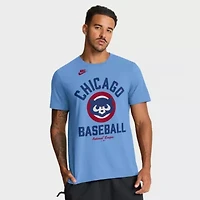 MLB Nike Light Chicago Cubs Cooperstown Collection T-Shirt