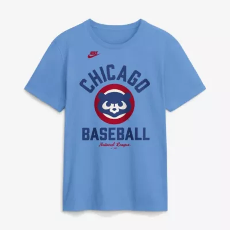 MLB Nike Light Chicago Cubs Cooperstown Collection T-Shirt