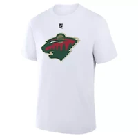 NHL Fanatics Kirill Kaprizov Minnesota Wild Authentic Stack Name & Number T-Shirt