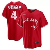 Toronto Blue Jays MLB Nike George Springer Canada Day Replica Jersey