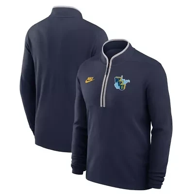 NCAA Nike West Virginia Mountaineers Throwback Lightweight Victory Dri-FIT Half-Zip Pullover