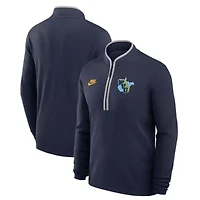 NCAA Nike West Virginia Mountaineers Throwback Lightweight Victory Dri-FIT Half-Zip Pullover