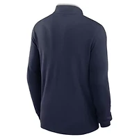 NCAA Nike West Virginia Mountaineers Throwback Lightweight Victory Dri-FIT Half-Zip Pullover