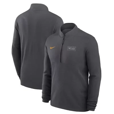 NCAA Nike Smokey Grey Tennessee Volunteers Victory Dri-FIT Half-Zip Pullover