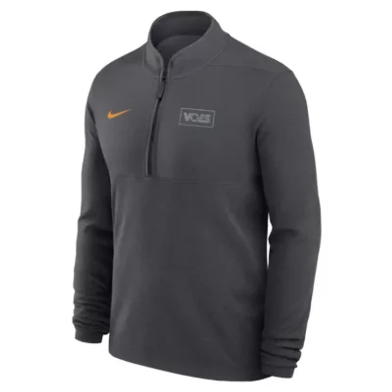 NCAA Nike Smokey Grey Tennessee Volunteers Victory Dri-FIT Half-Zip Pullover
