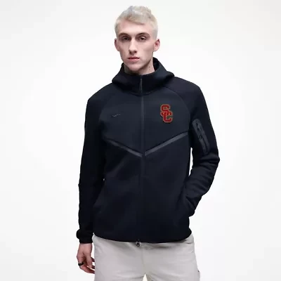 NCAA Nike USC Trojans Tech Fleece Full-Zip Windrunner Hoodie