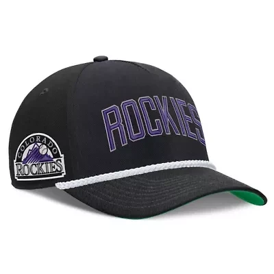 MLB Nike Colorado Rockies Cooperstown Collection Rise Adjustable Hat