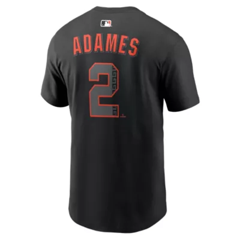 MLB Nike Willy Adames San Francisco Giants Alternate Name & Number T-Shirt