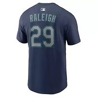 MLB Nike Cal Raleigh Seattle Mariners 50th Season Name & Number T-Shirt