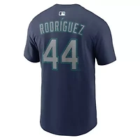 MLB Nike Julio Rodríguez Seattle Mariners 50th Season Name & Number T-Shirt