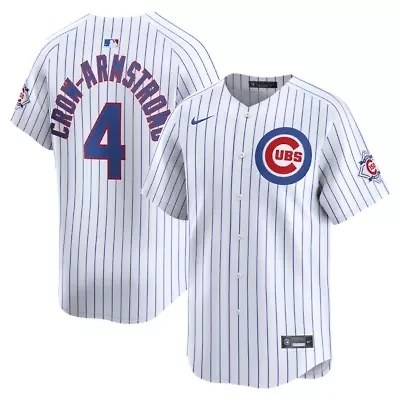 MLB Nike Pete Crow-Armstrong Chicago Cubs 150th Anniversary Limited Jersey