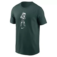 NCAA Nike Michigan State Spartans Baseball Sparty Sport T-Shirt