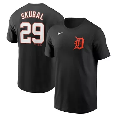 MLB Nike Tarik Skubal Detroit Tigers Fuse Name & Number T-Shirt
