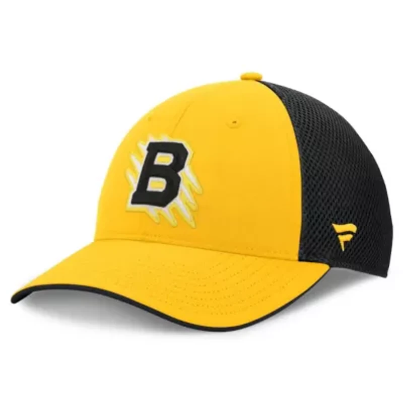 NHL Fanatics Gold/Black 2026 NHL Stadium Series Authentic Pro Adjustable Trucker Hat