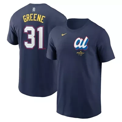Multi-Team MLB Nike Riley Greene American League 2025 All-Star Edition Name & Number T-Shirt