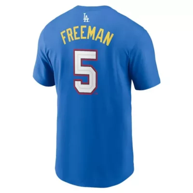 Multi-Team MLB Nike Freddie Freeman National League 2025 All-Star Edition Name & Number T-Shirt