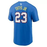 Multi-Team MLB Nike Fernando Tatis Jr. National League 2025 All-Star Edition Name & Number T-Shirt