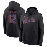MLB Nike Francisco Lindor New York Mets Player Name & Number Club Pullover Hoodie