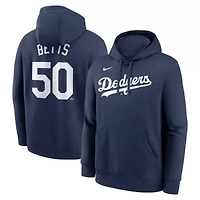 MLB Nike Mookie Betts Los Angeles Dodgers Player Name & Number Club Pullover Hoodie
