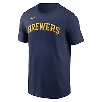 MLB Nike Jacob Misiorowski Milwaukee Brewers Fuse Name & Number T-Shirt