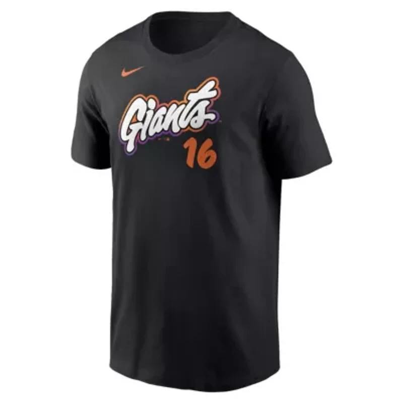 MLB Nike Rafael Devers San Francisco Giants 2025 City Connect Fuse Name & Number T-Shirt