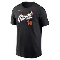 MLB Nike Rafael Devers San Francisco Giants 2025 City Connect Fuse Name & Number T-Shirt