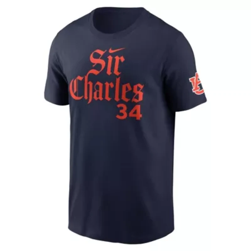 NCAA Nike Charles Barkley Auburn Tigers Sir Name & Number T-Shirt