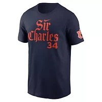 NCAA Nike Charles Barkley Auburn Tigers Sir Name & Number T-Shirt