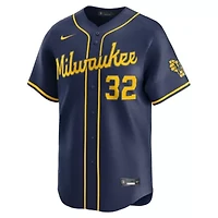 MLB Nike Jacob Misiorowski Milwaukee Brewers Alternate Limited Jersey