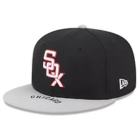 Chicago White Sox MLB Black/Gray On Deck 59FIFTY Fitted Hat