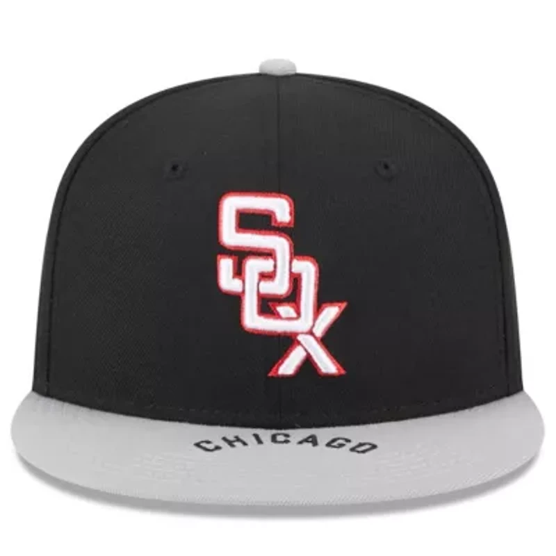 Chicago White Sox MLB Black/Gray On Deck 59FIFTY Fitted Hat