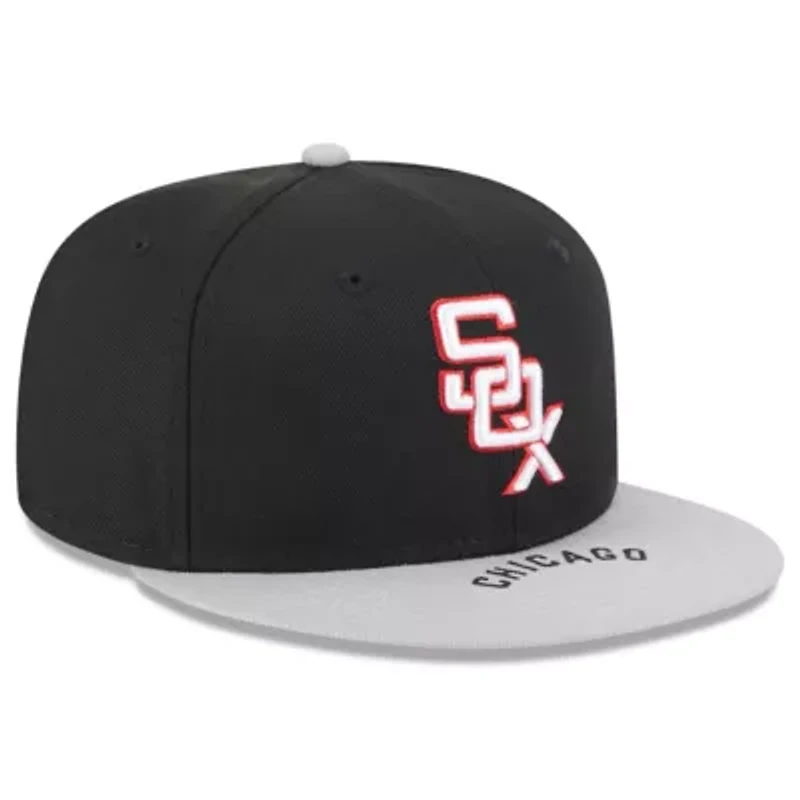 Chicago White Sox MLB Black/Gray On Deck 59FIFTY Fitted Hat