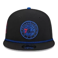 NBA Philadelphia 76ers Back Laurels 9FIFTY Snapback Hat