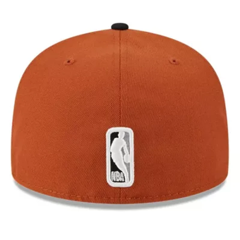 NBA Rust/Black Brooklyn Nets Two-Tone 59FIFTY Fitted Hat