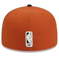 NBA Rust/Black Chicago Bulls Two-Tone 59FIFTY Fitted Hat