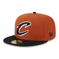 NBA Rust/Black Cleveland Cavaliers Two-Tone 59FIFTY Fitted Hat