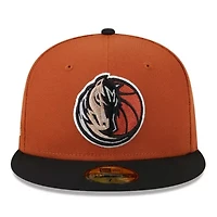 NBA Rust/Black Dallas Mavericks Two-Tone 59FIFTY Fitted Hat