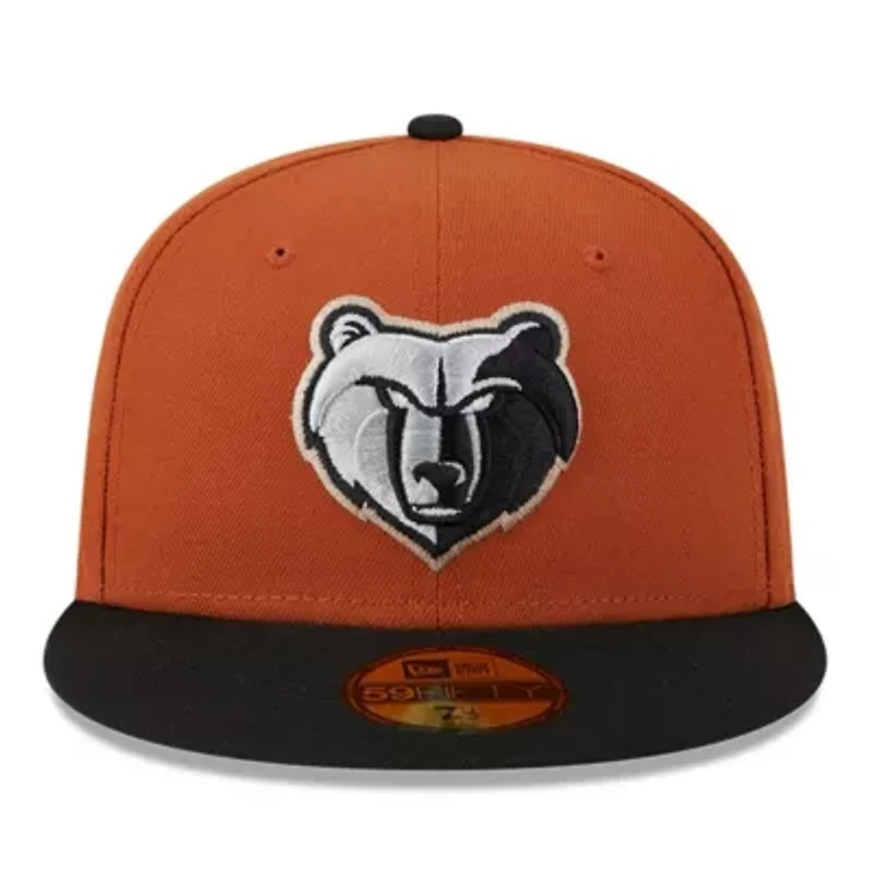 NBA Rust/Black Memphis Grizzlies Two-Tone 59FIFTY Fitted Hat
