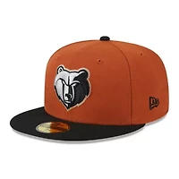 NBA Rust/Black Memphis Grizzlies Two-Tone 59FIFTY Fitted Hat