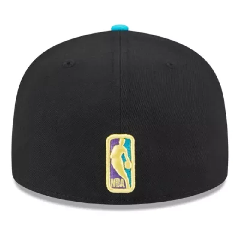 NBA Black/Turquoise Philadelphia 76ers Arcade Scheme 59FIFTY Fitted Hat