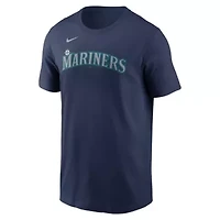 MLB Nike Cal Raleigh Seattle Mariners Name & Number Player Nickname T-Shirt