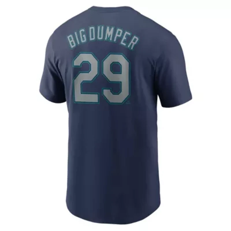 MLB Nike Cal Raleigh Seattle Mariners Name & Number Player Nickname T-Shirt