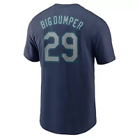 MLB Nike Cal Raleigh Seattle Mariners Name & Number Player Nickname T-Shirt