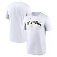 MLB Nike Milwaukee Brewers New Legend Wordmark Dri-FIT T-Shirt